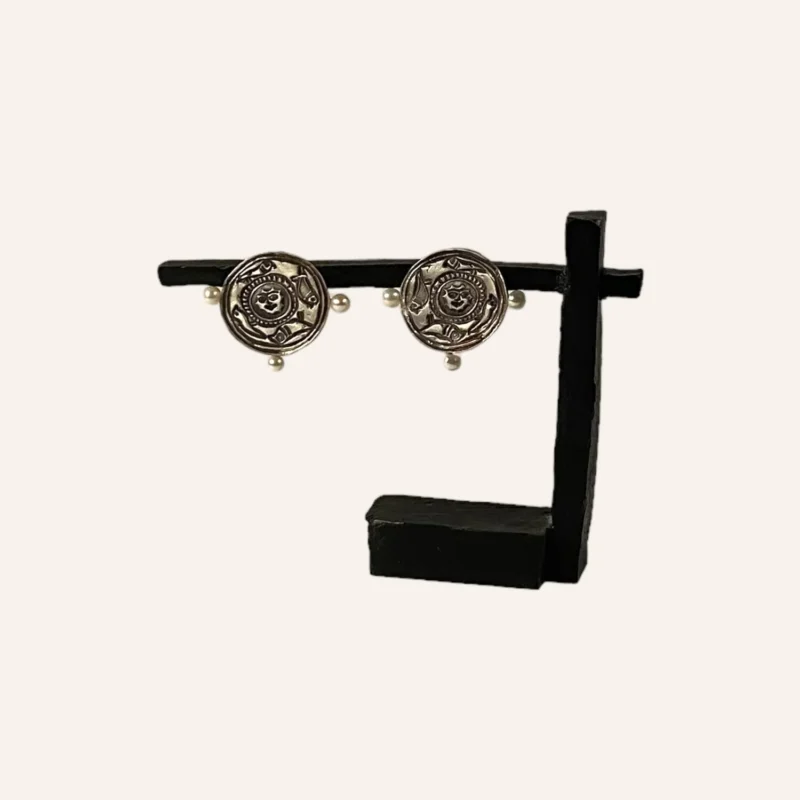 The SUN & BIRDS Stud Earrings