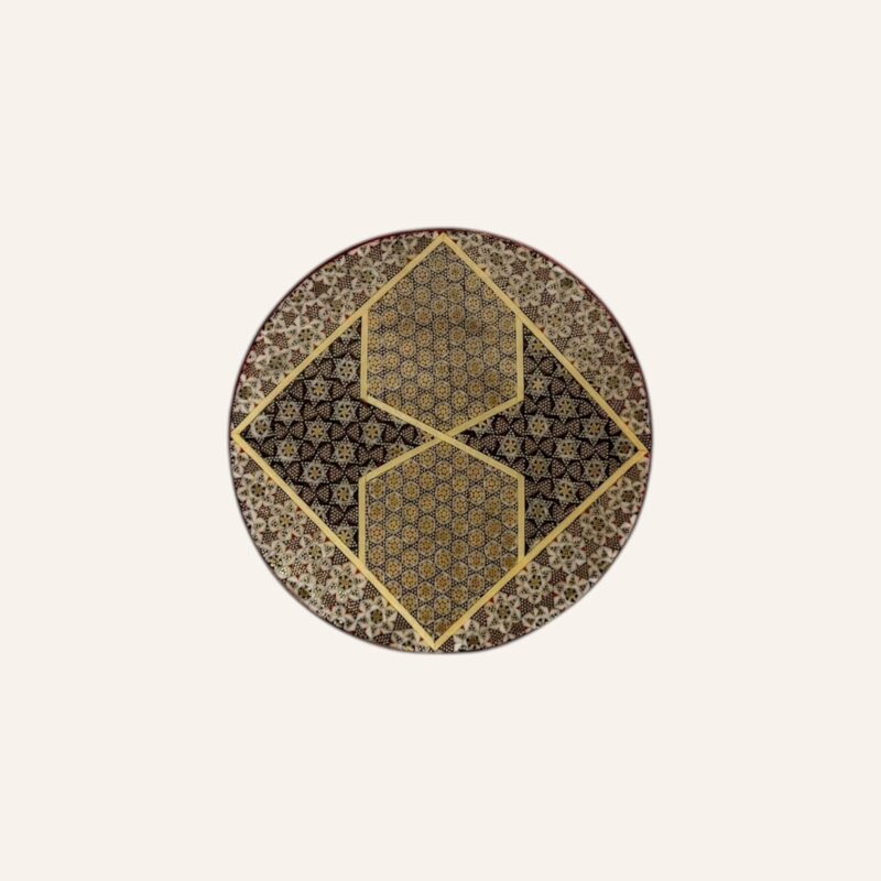 KHA`TAM Petite Round Plate