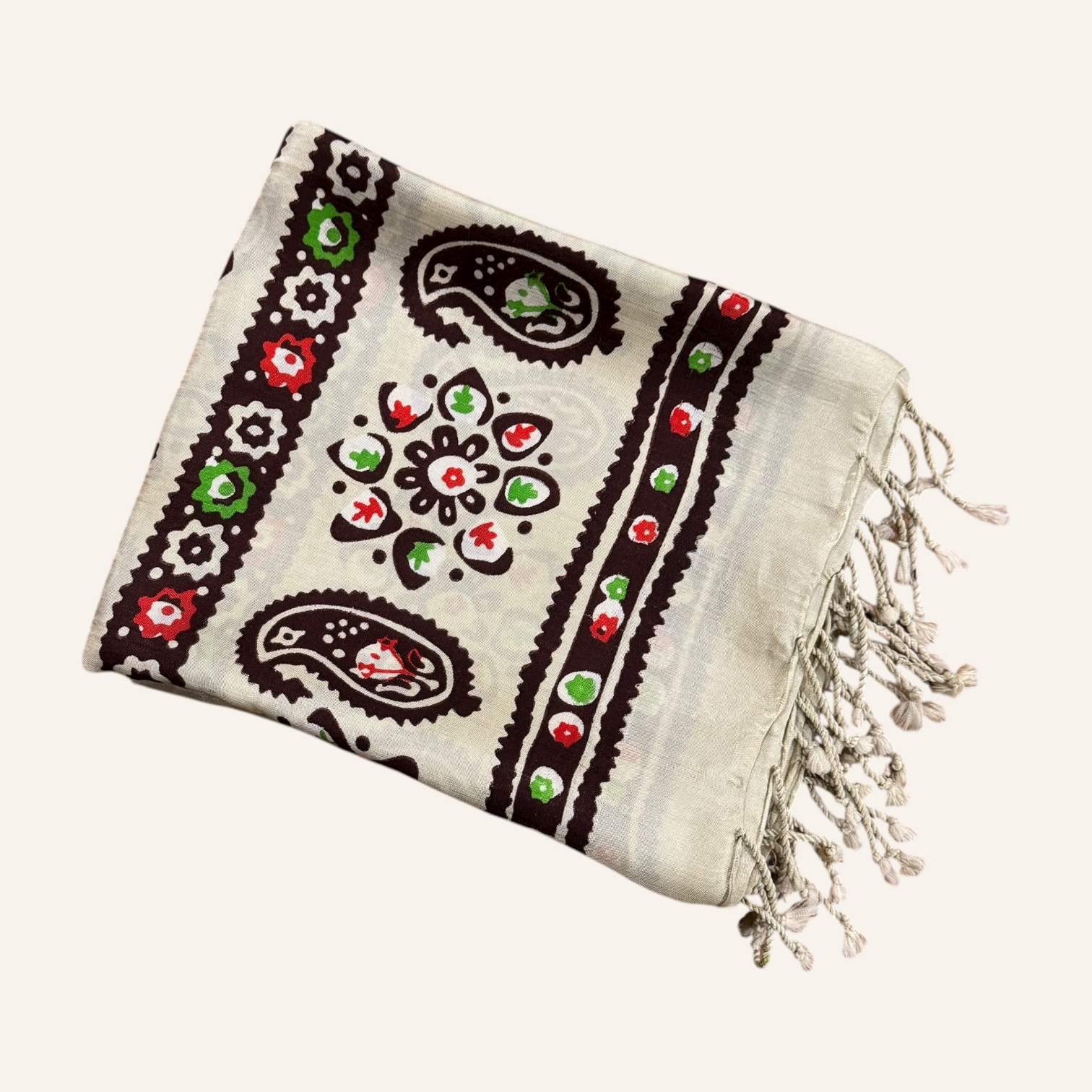 NATURAL Ghalaghe Scarf - Image 3