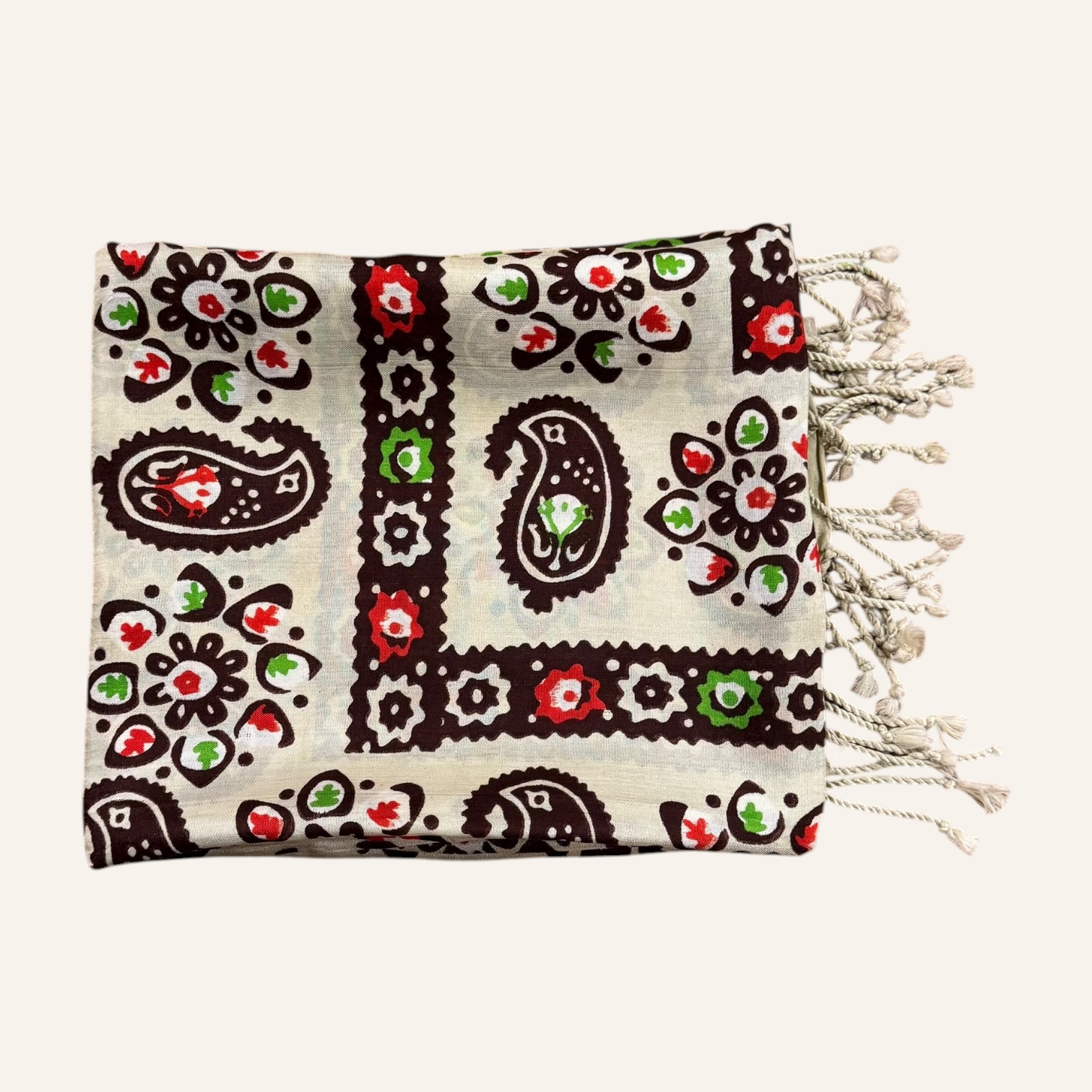 NATURAL Ghalaghe Scarf