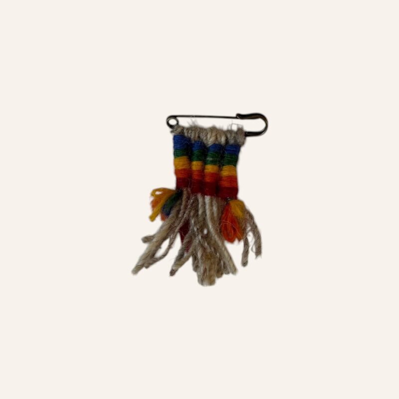 RAINBOW Wool Brooch